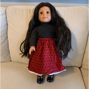 Vintage USED American Girl Doll comes with outfit and shoes